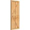 Ekena Millwork Framed Board-n-Batten Shutters w/Z-Bar, Rough Sawn Western Red Cedar, 21 1/2W x 52H, PR RBF06Z21X052RWR - alternate 3
